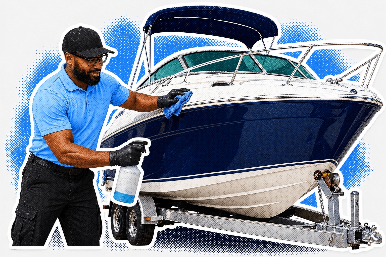 Diptes boat detailing